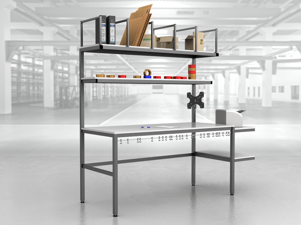 stół do pakowania paczek