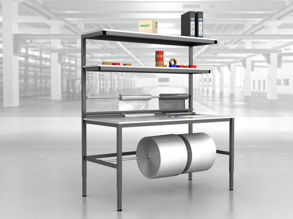 stół do pakowania paczek