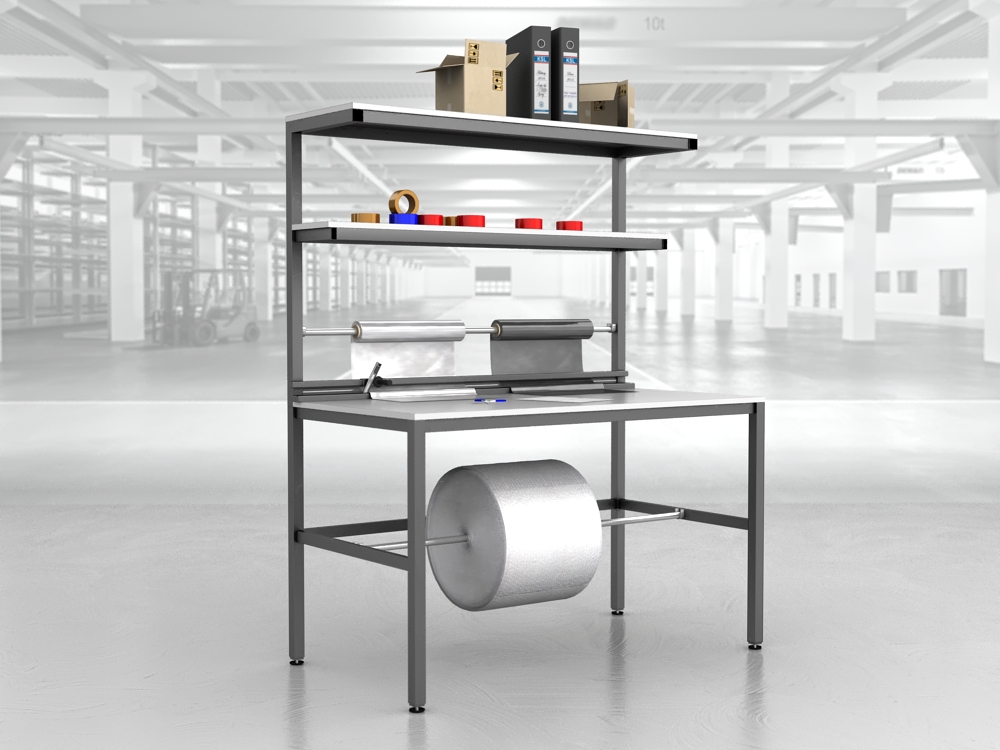 stół do pakowania paczek