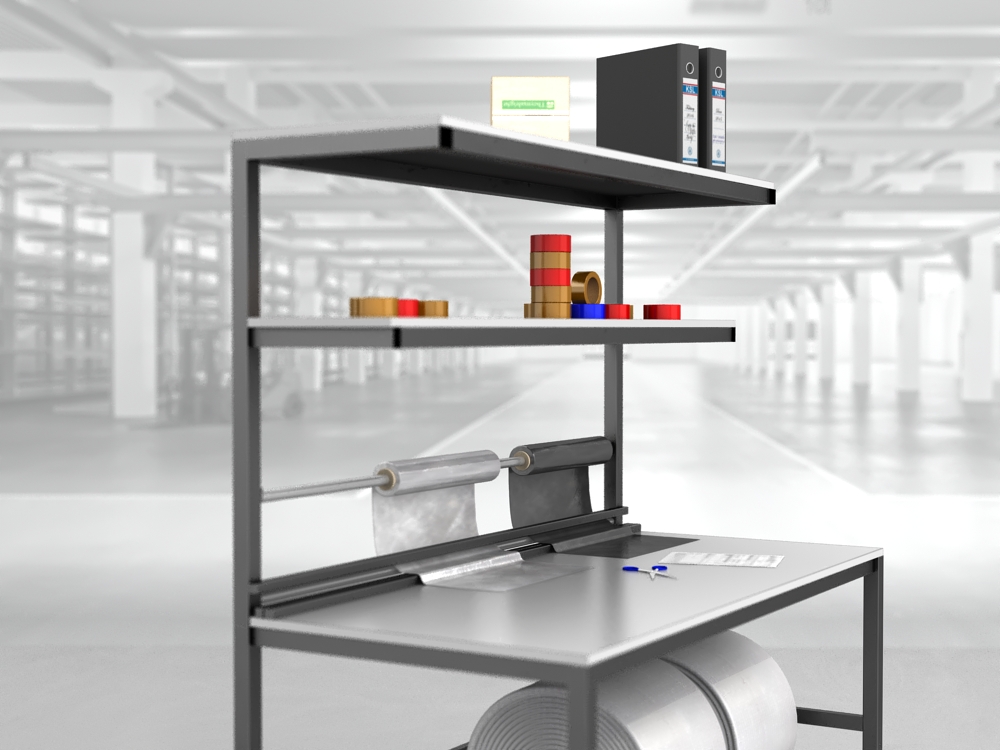 stół do pakowania paczek