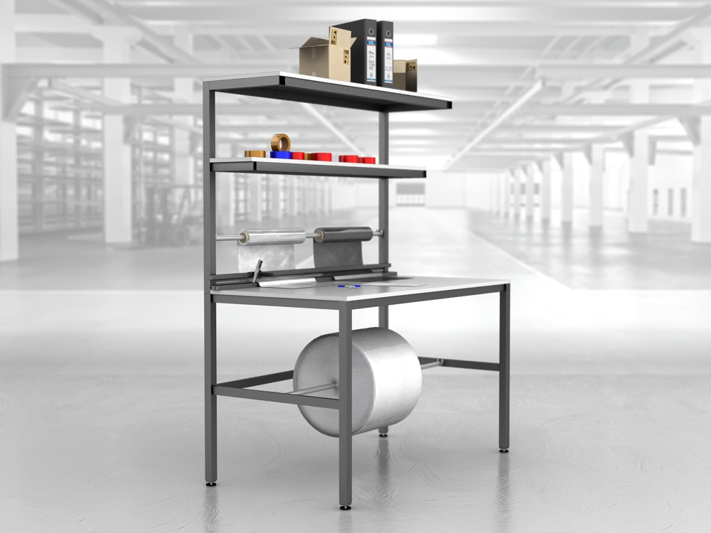 stół do pakowania paczek