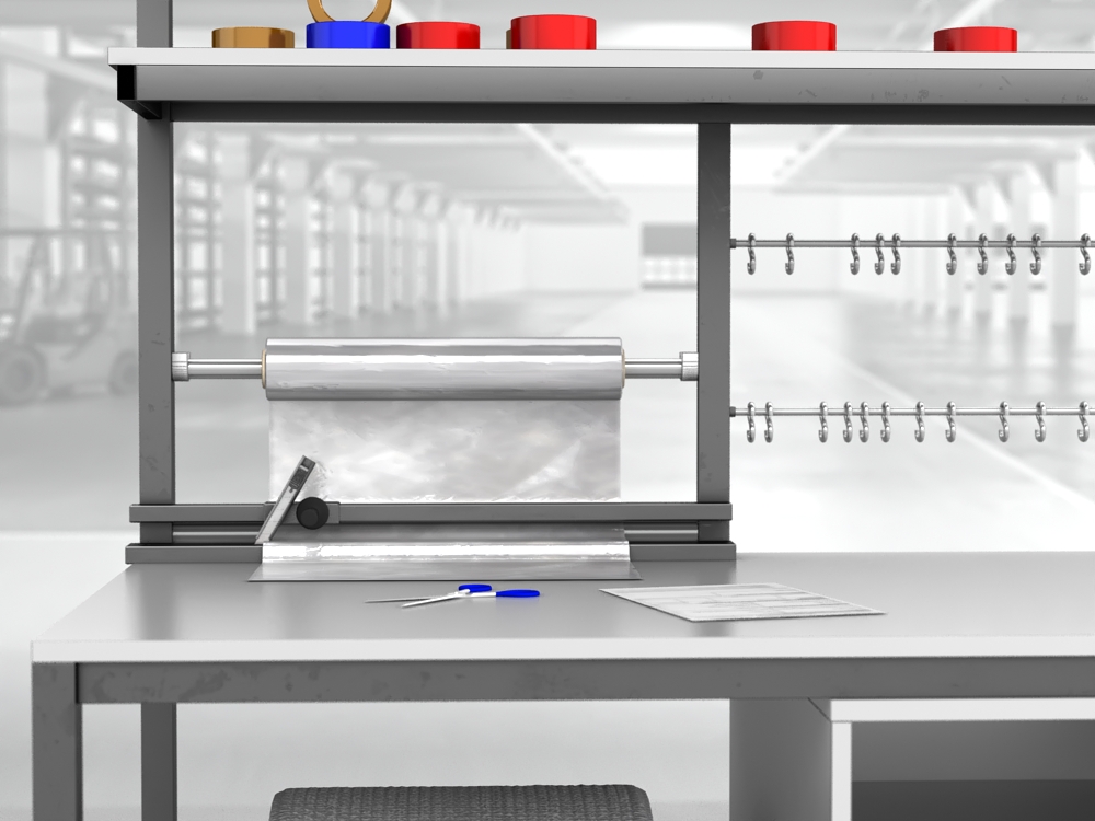 stół do pakowania paczek