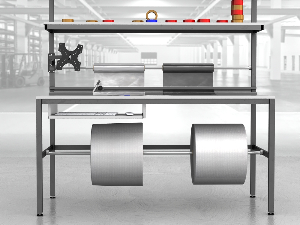 stół do pakowania paczek