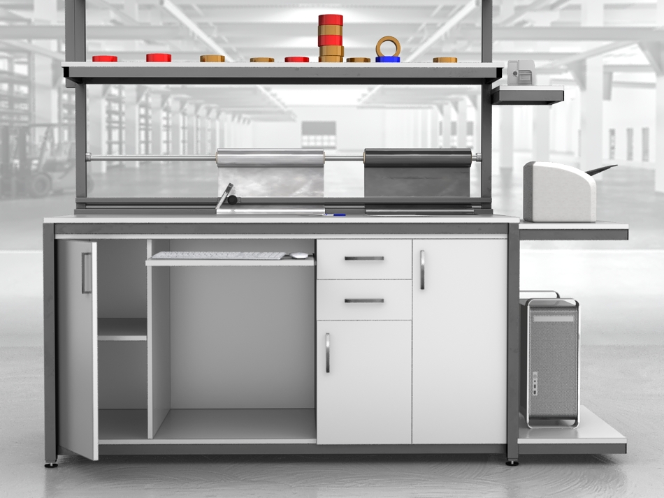 stół do pakowania paczek