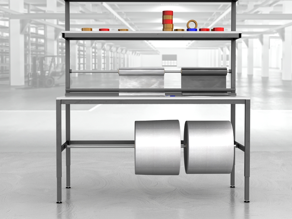 stół do pakowania paczek