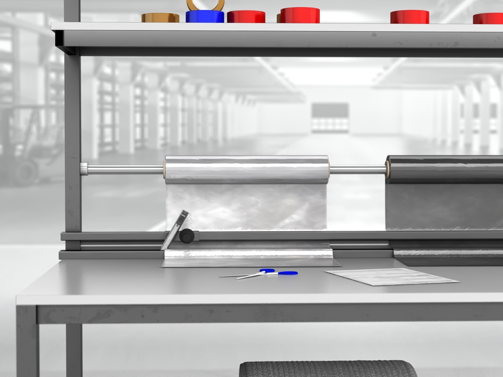 stół do pakowania paczek