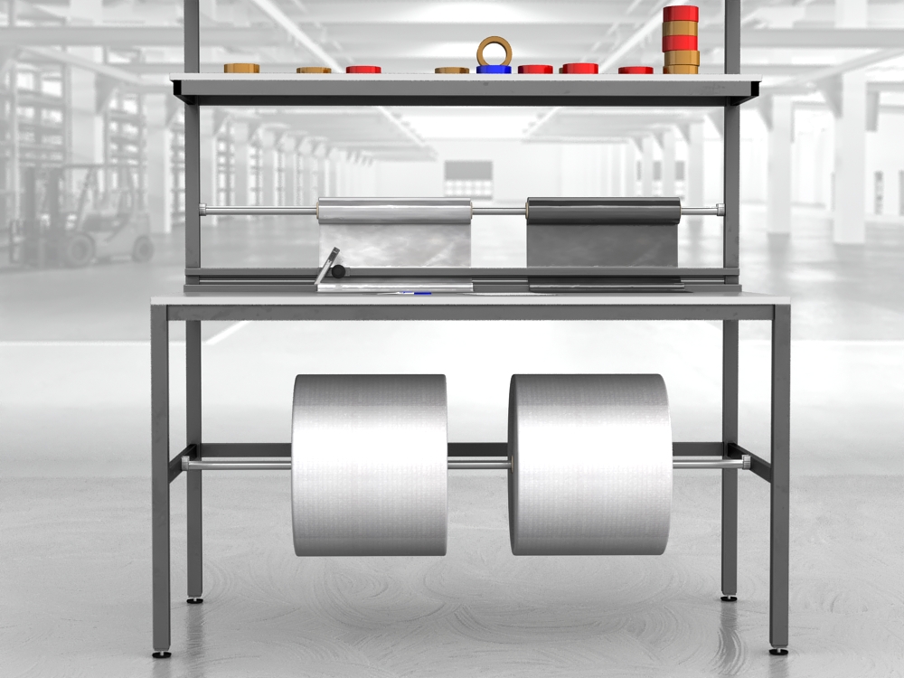 stół do pakowania paczek