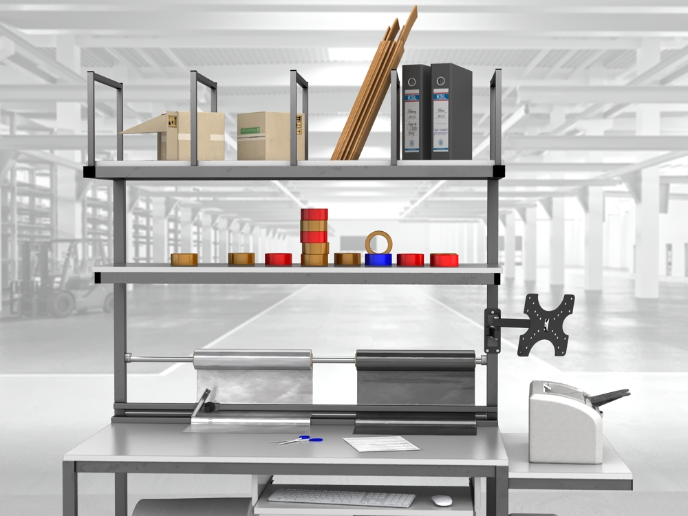 stół do pakowania paczek