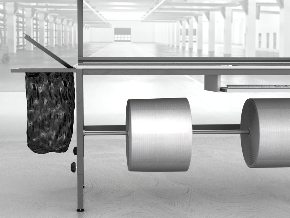 stół do pakowania paczek