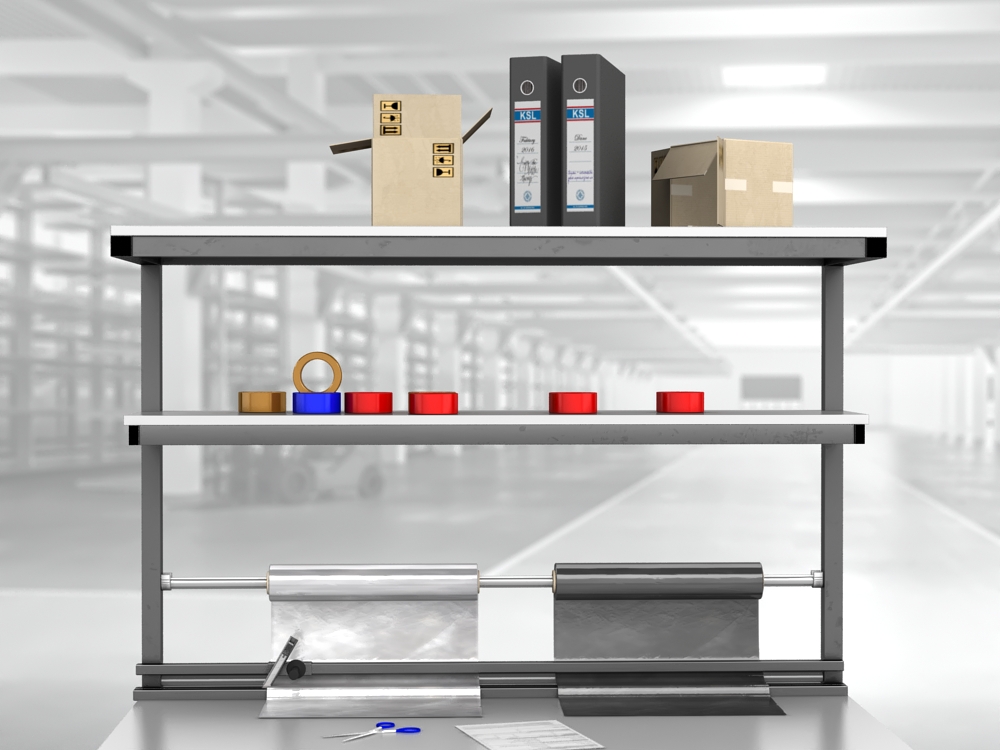 stół do pakowania paczek