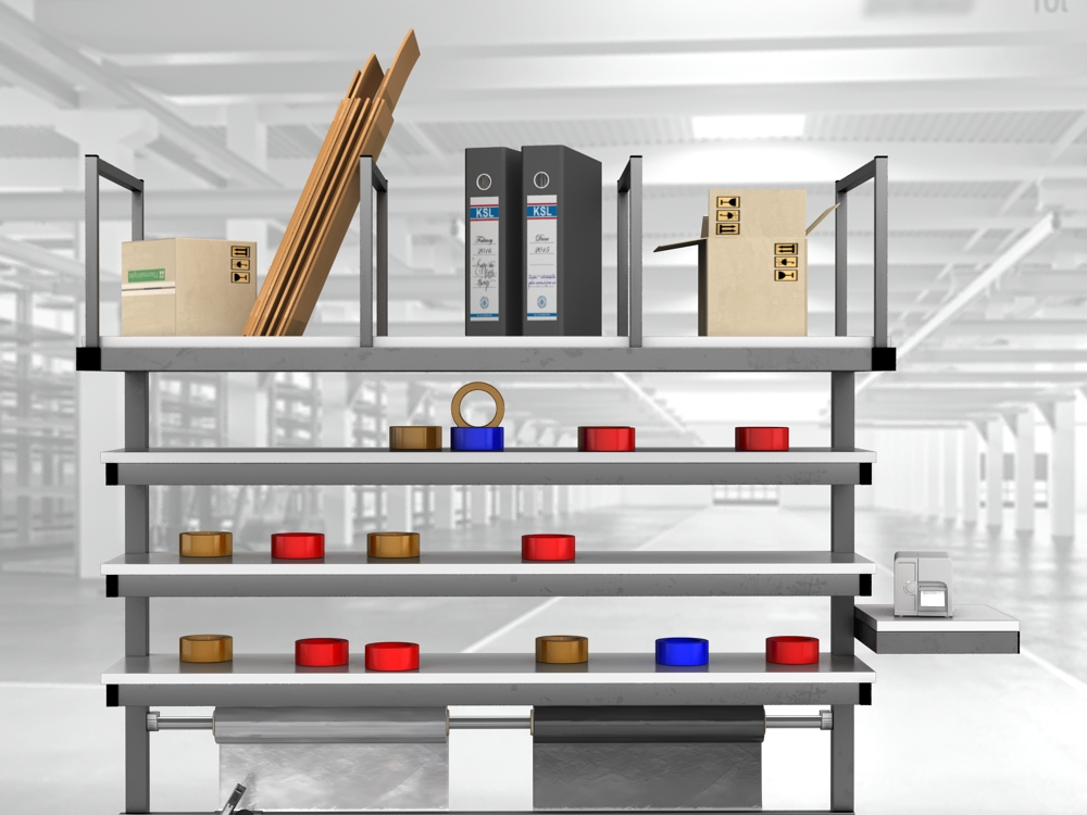 stół do pakowania paczek