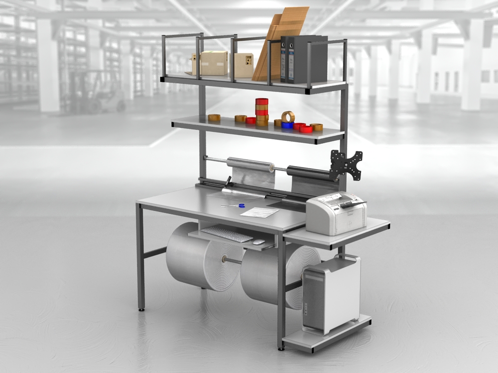 stół do pakowania paczek