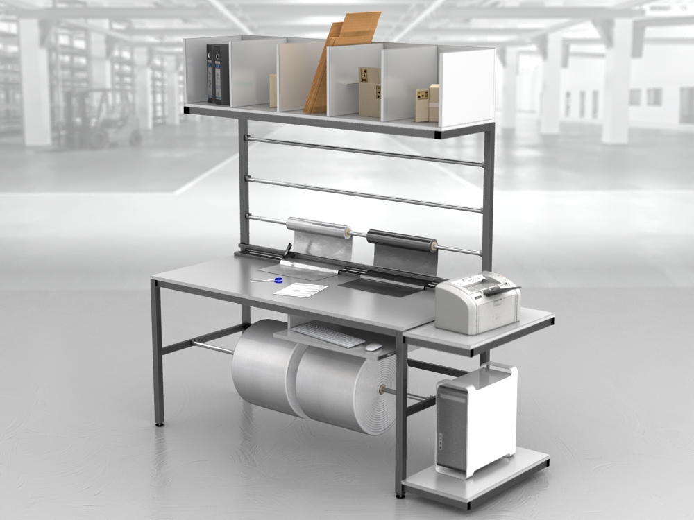 stół do pakowania paczek