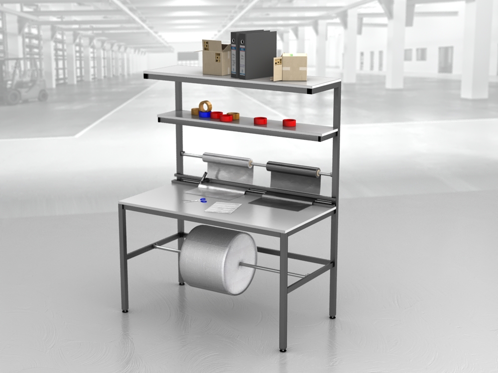 stół do pakowania paczek