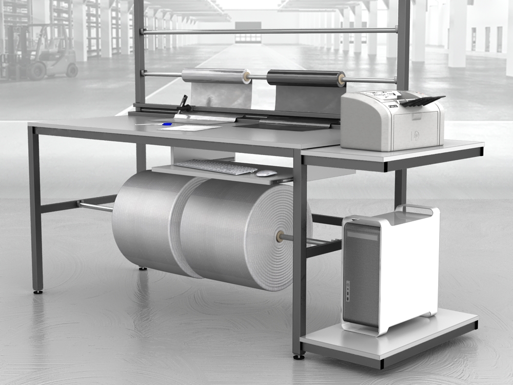 stół do pakowania paczek