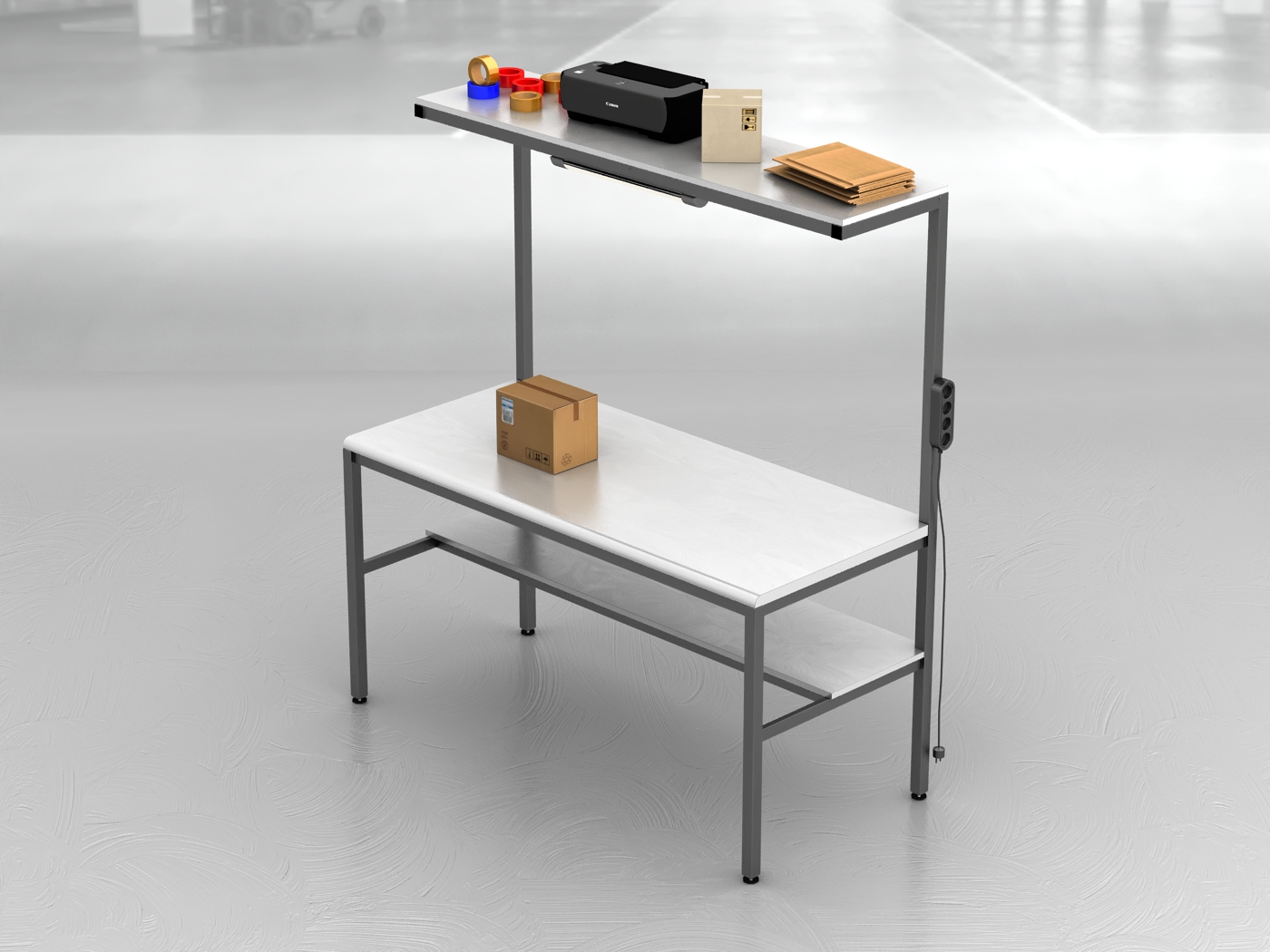 stół do pakowania paczek