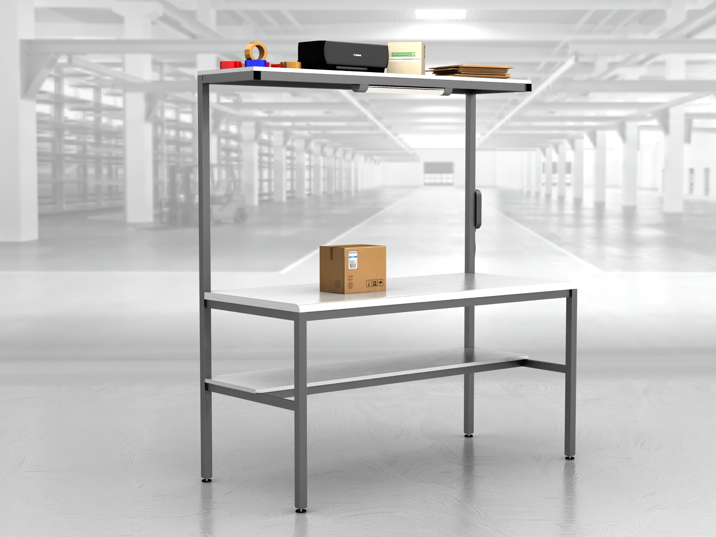 stół do pakowania paczek