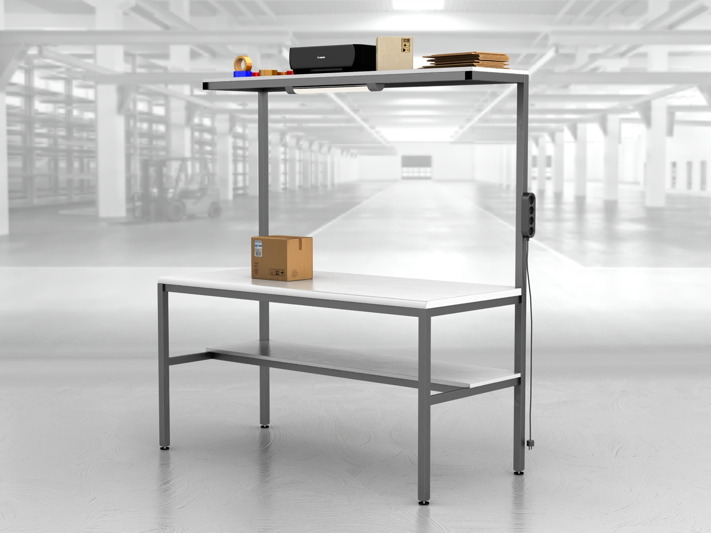 stół do pakowania paczek