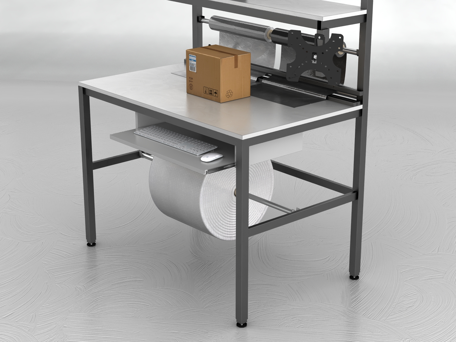 stół do pakowania paczek