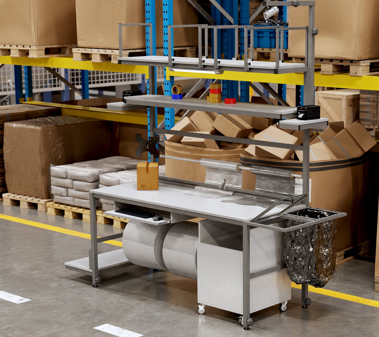 Stół do kompletacji zamówień