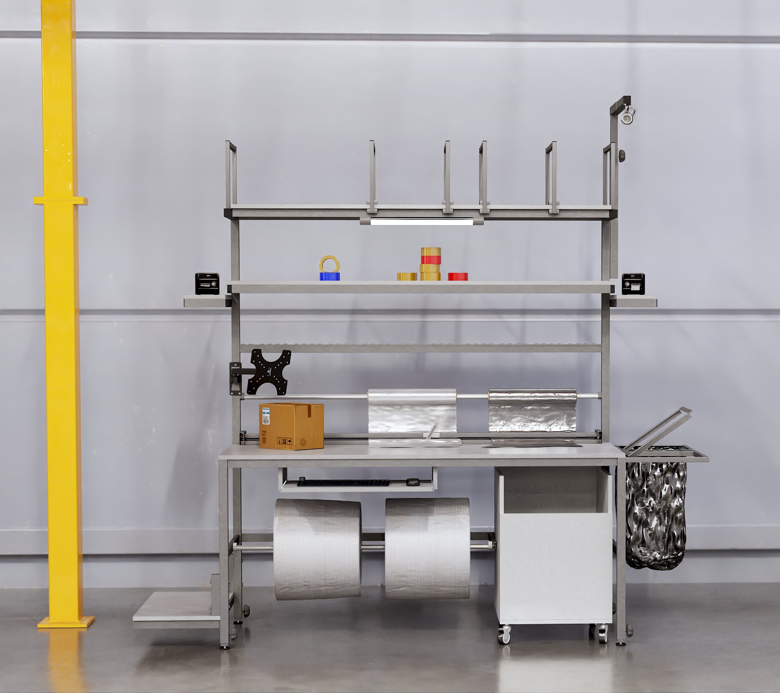 Stół do kompletacji zamówień