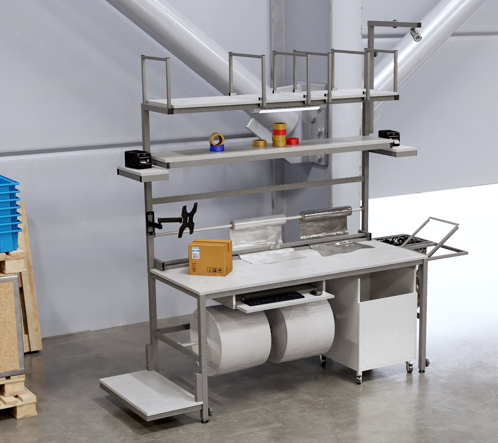 Stół do kompletacji zamówień