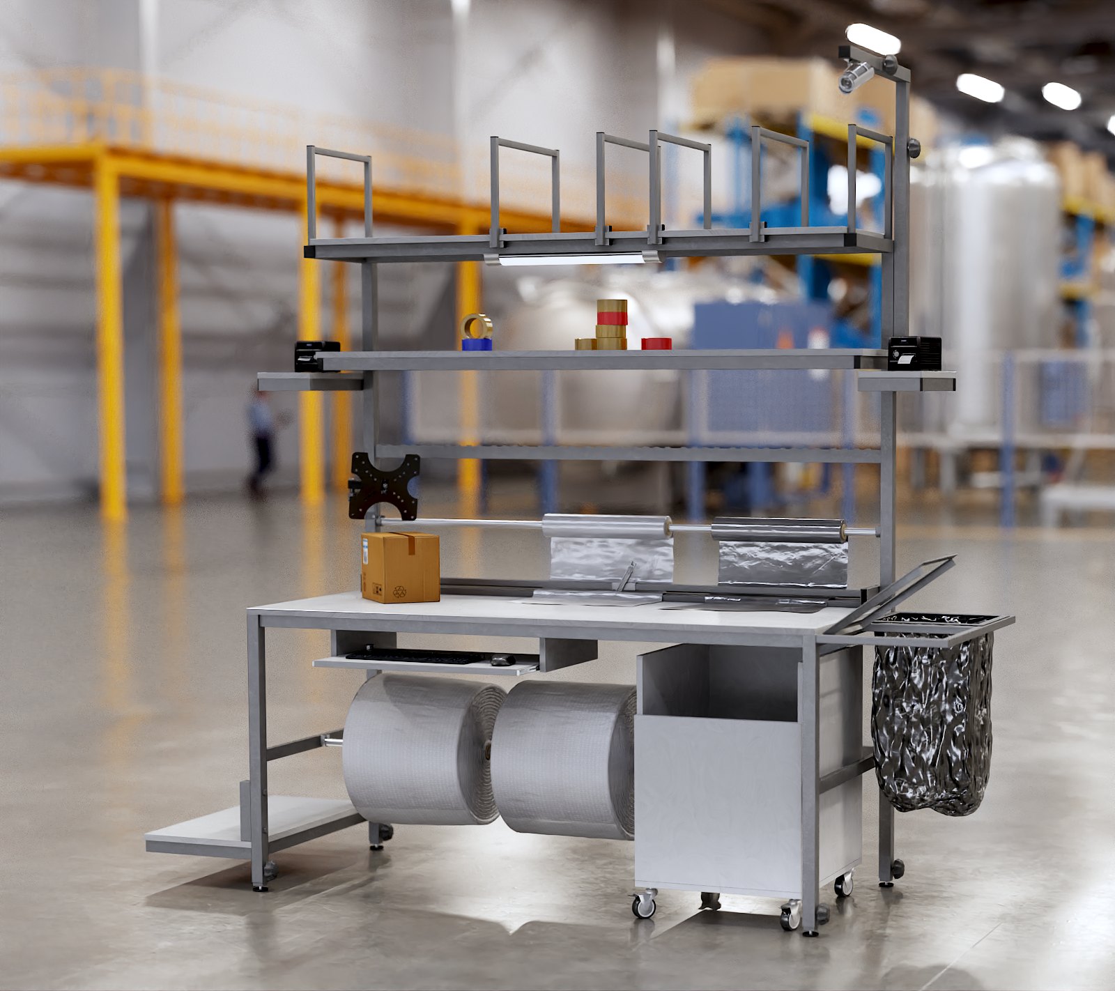 Stół do kompletacji zamówień