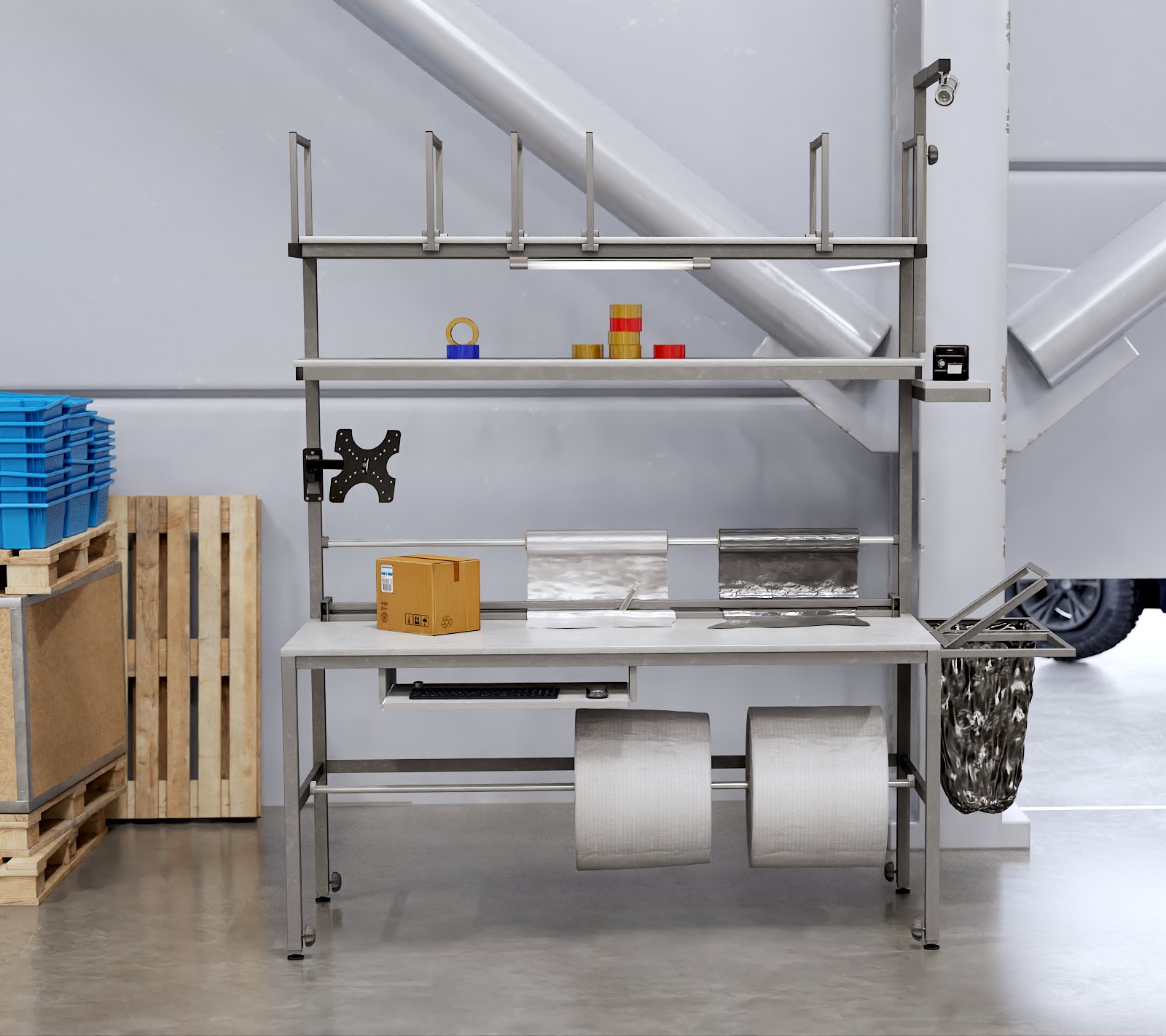 Stół do kompletacji zamówień