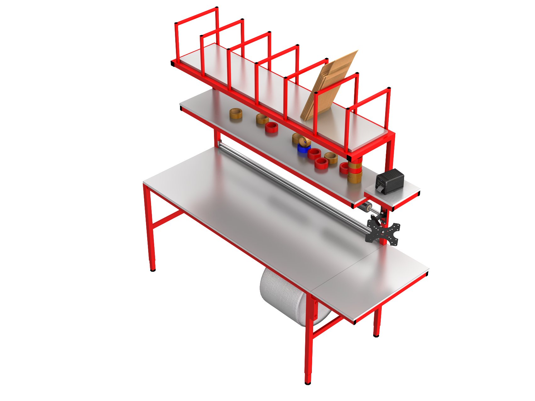 stół do pakowania paczek