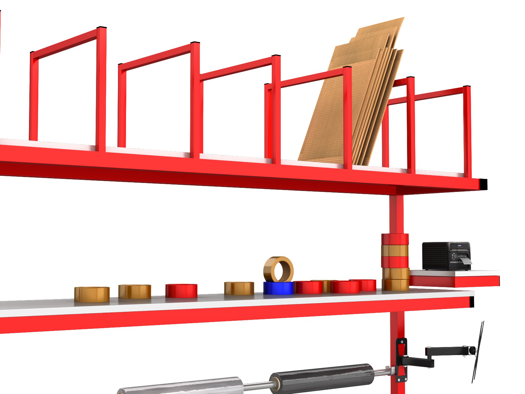 stół do pakowania paczek