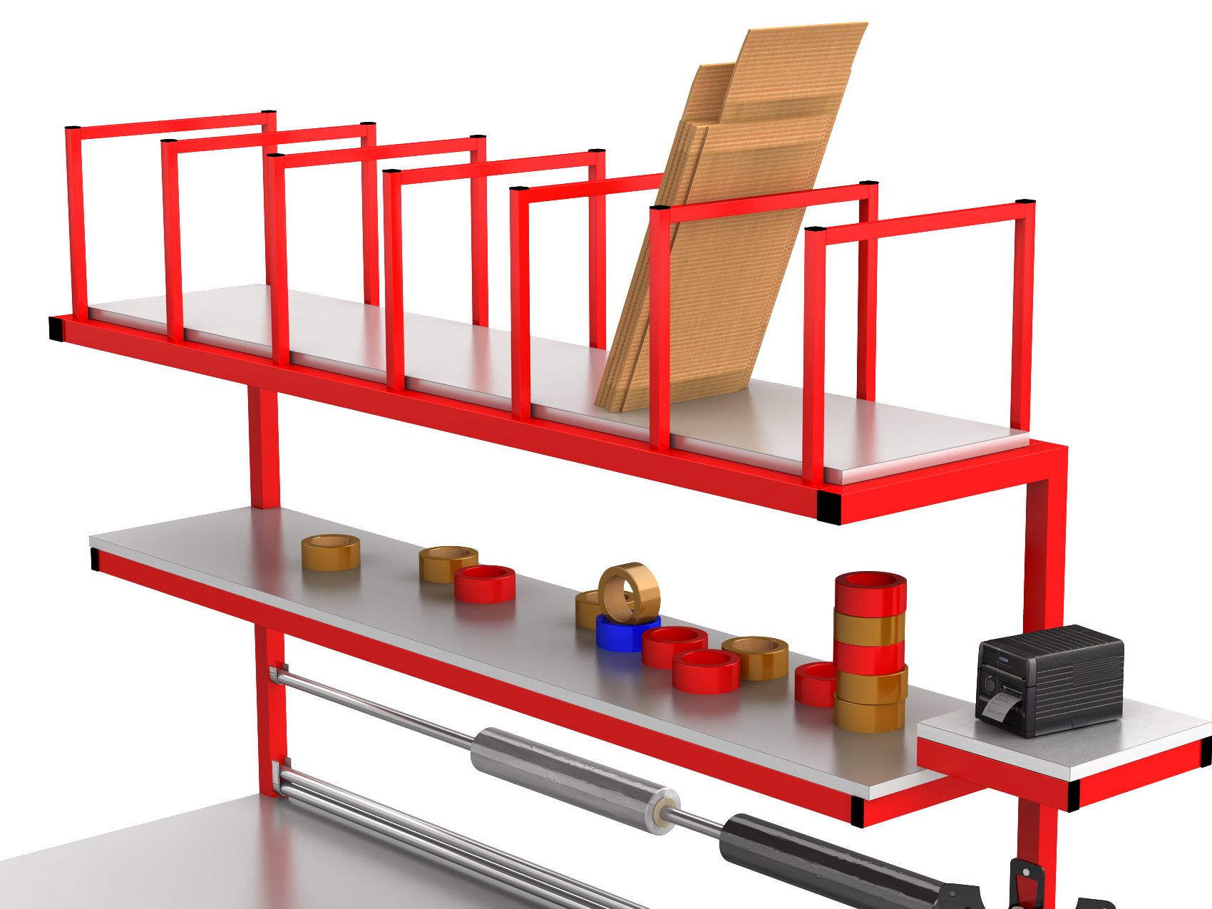 stół do pakowania paczek