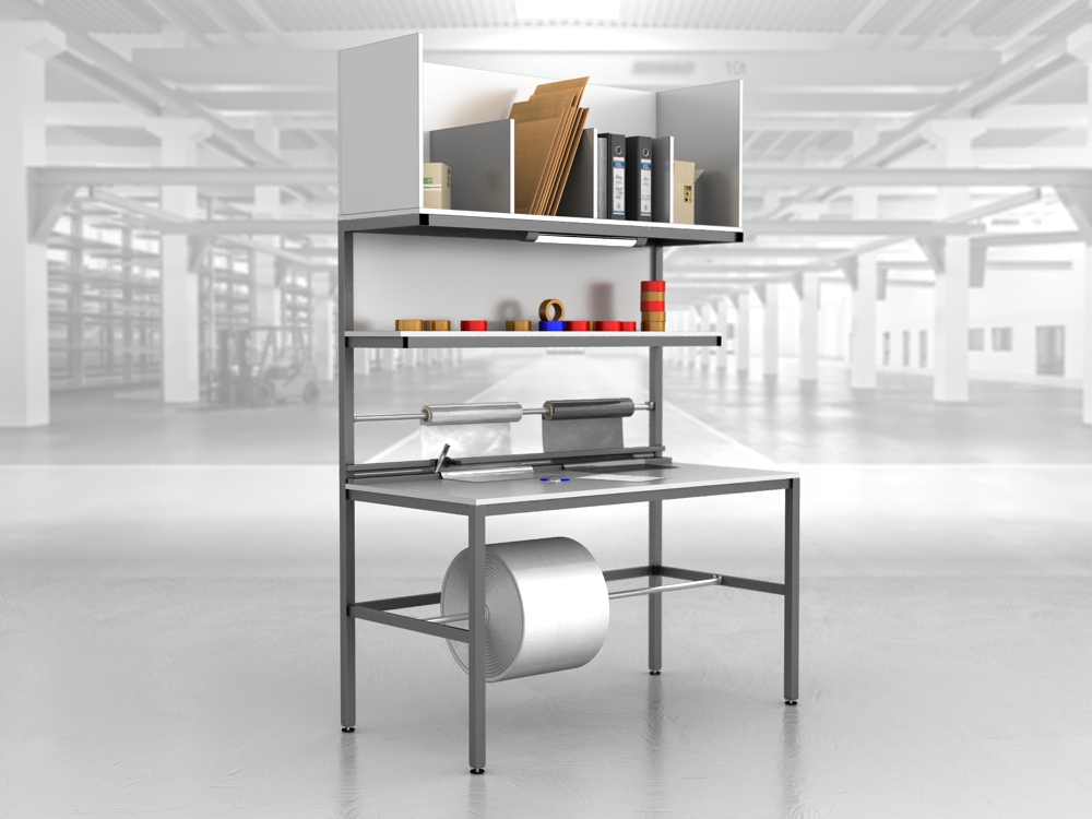 stół do pakowania paczek