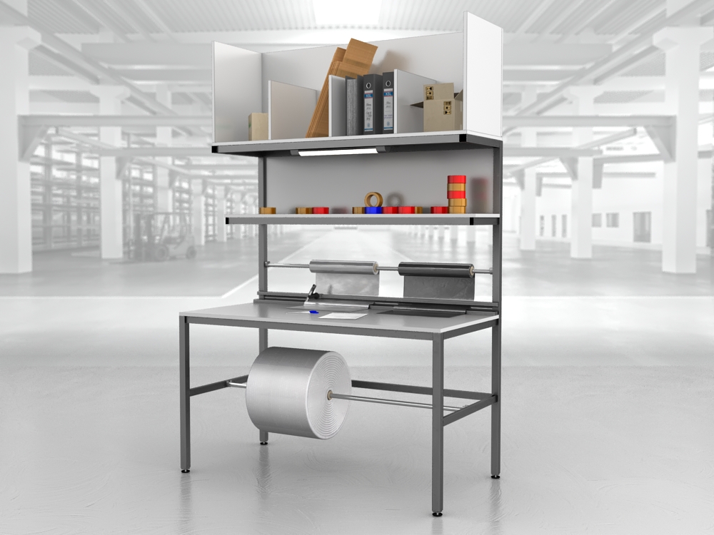 stół do pakowania paczek