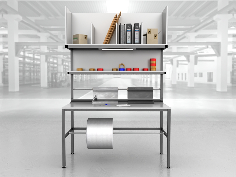 stół do pakowania paczek