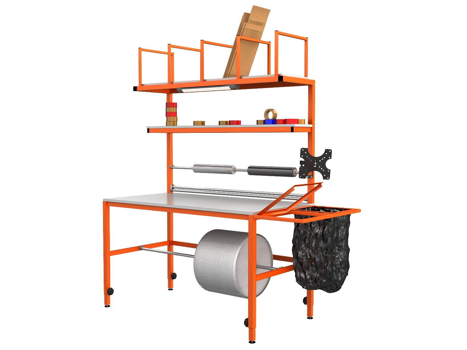 stół do pakowania paczek