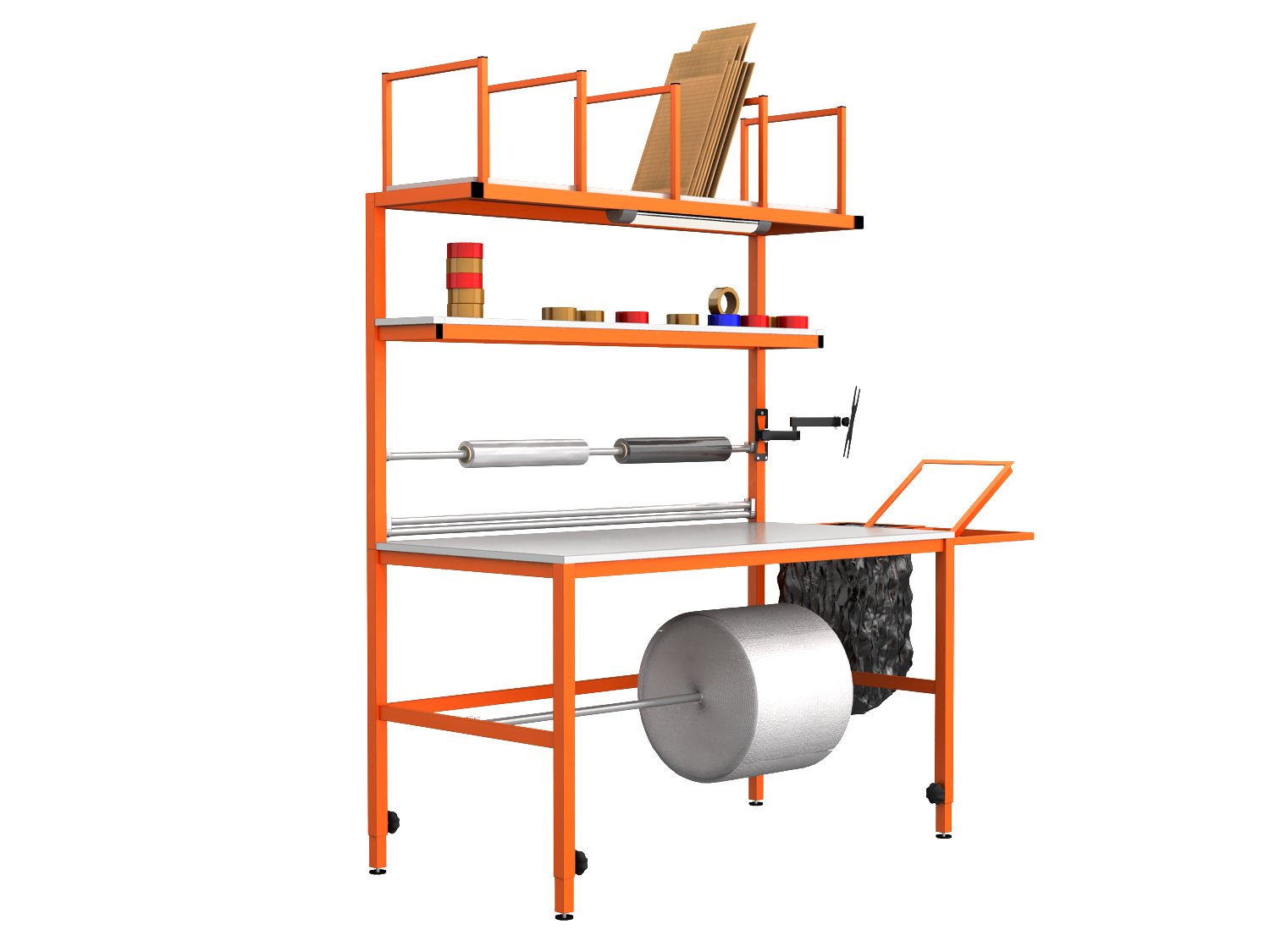 stół do pakowania paczek