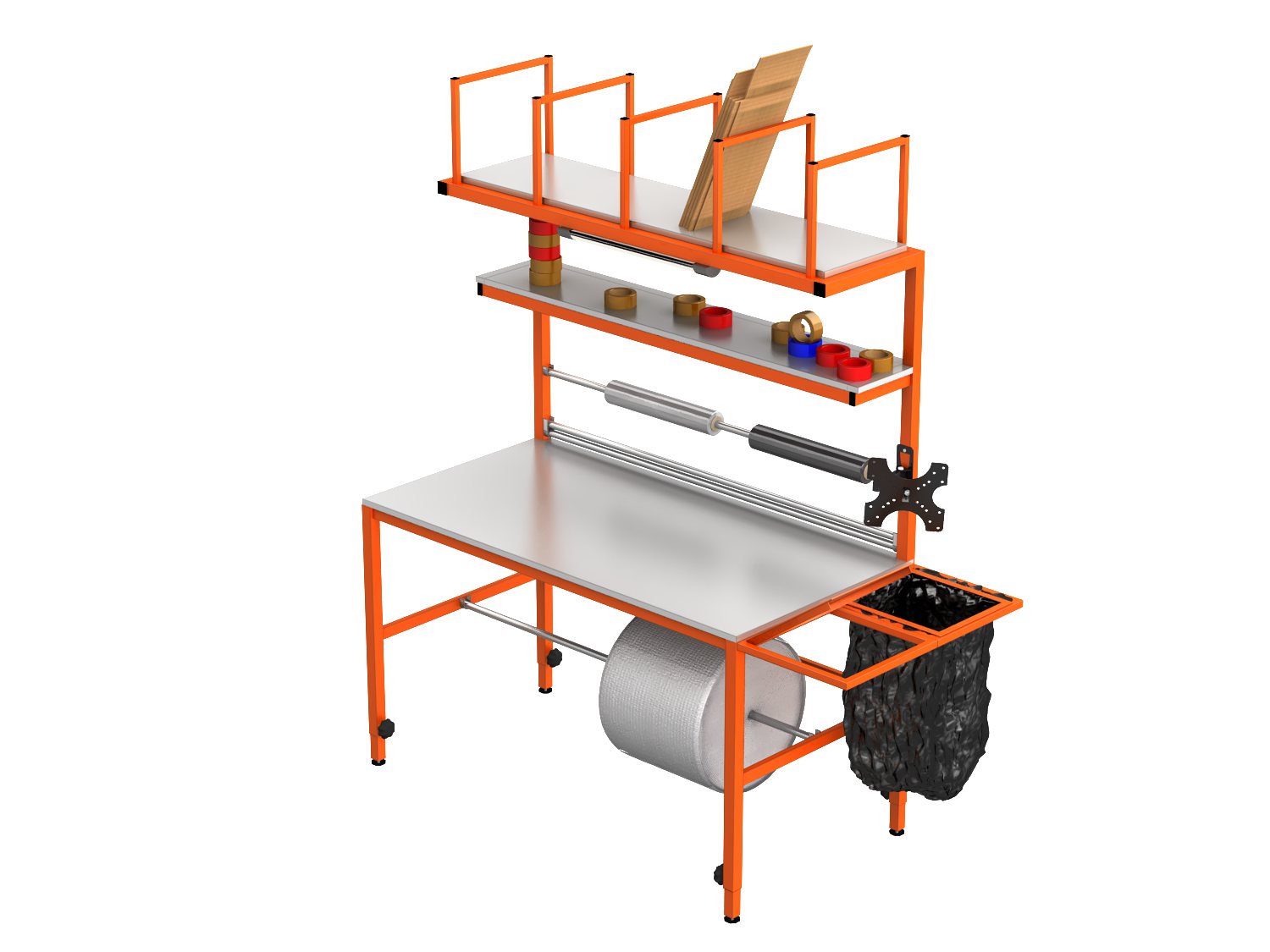 stół do pakowania paczek