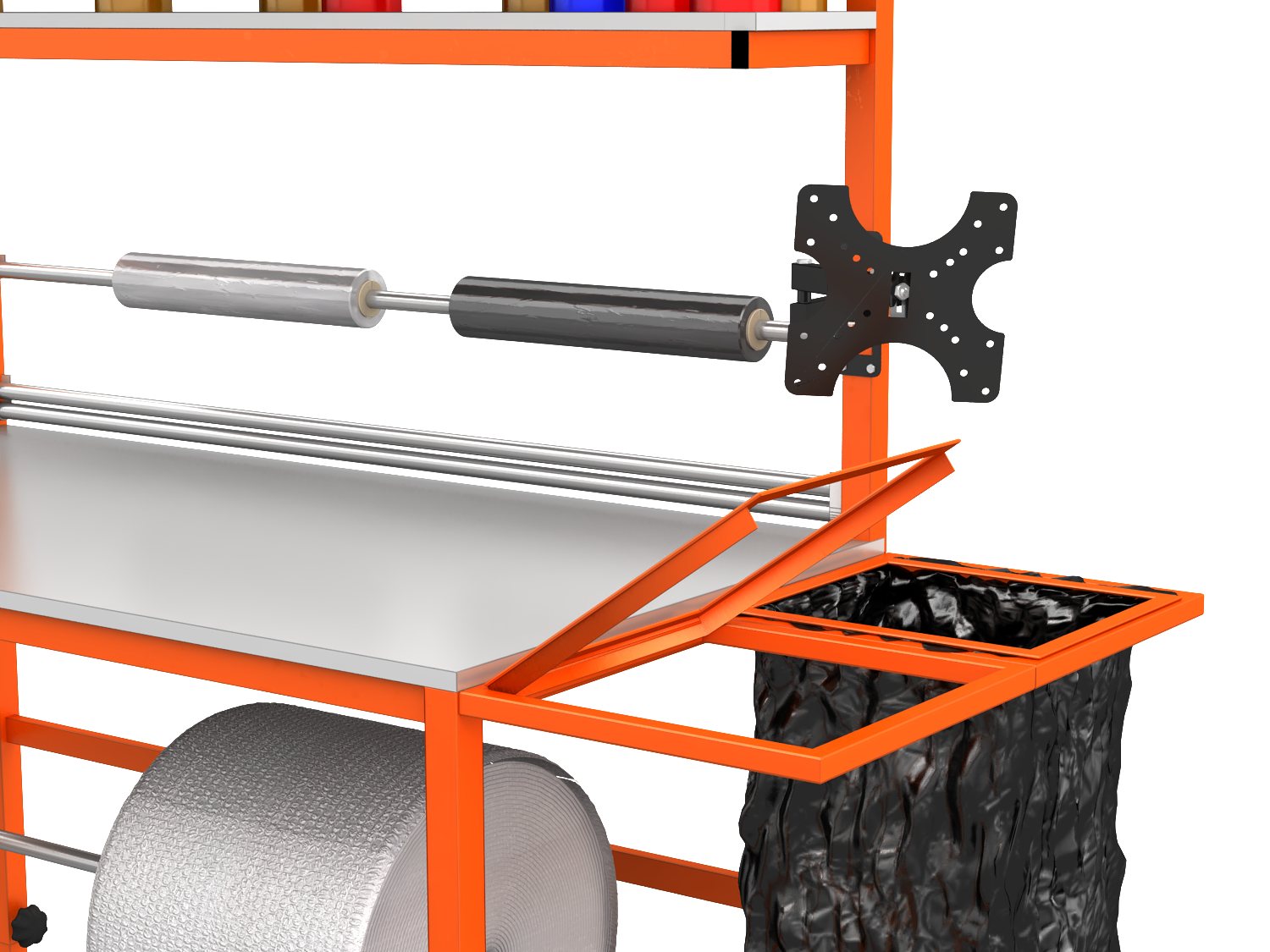 stół do pakowania paczek