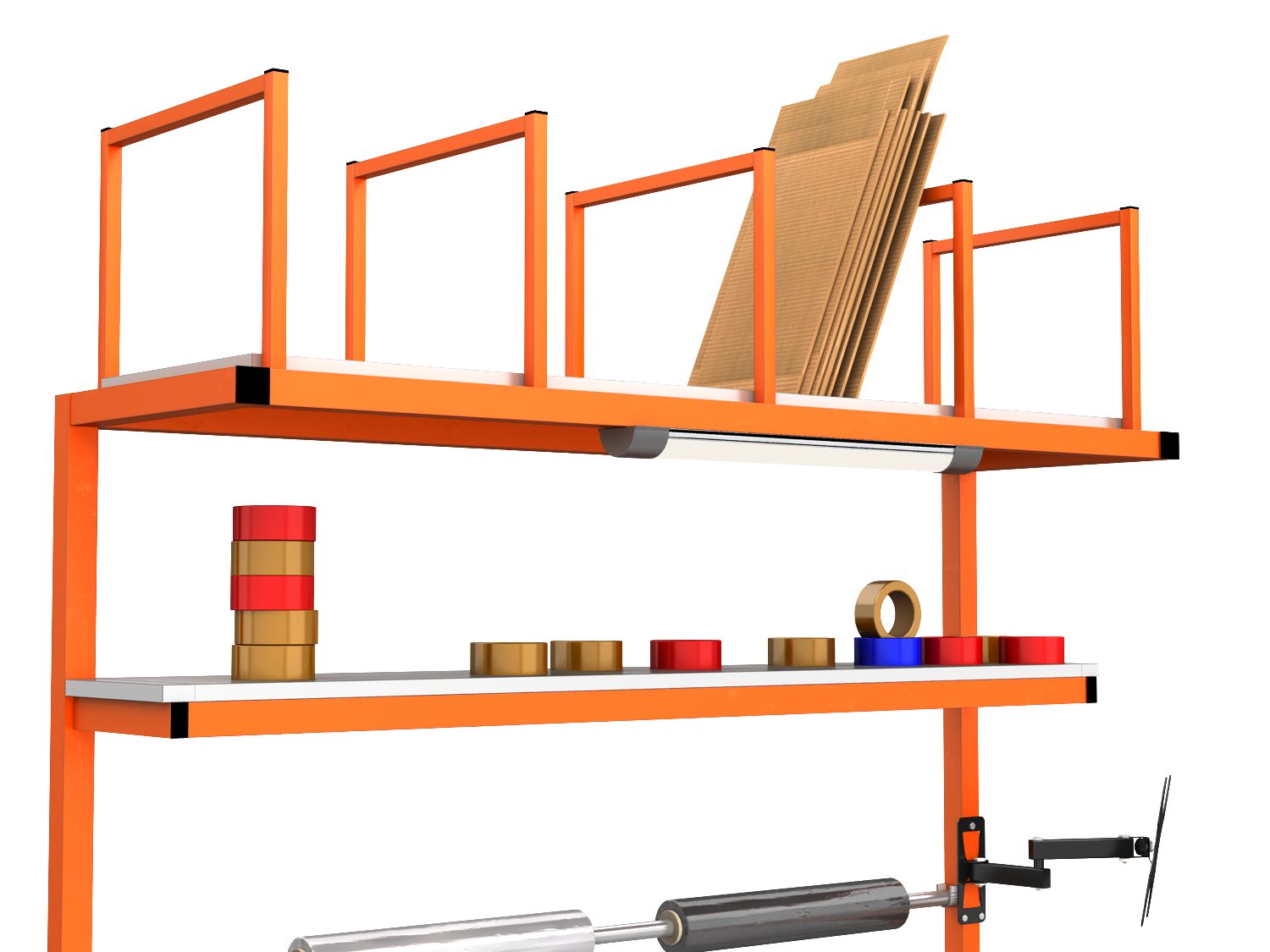 stół do pakowania paczek