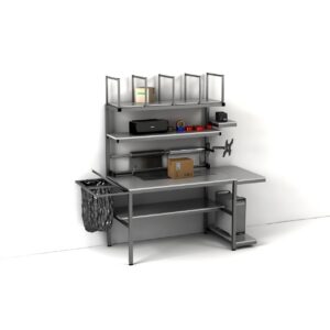 Stół do pakowania paczek - Wymiary D225cm-G.80cm-W220cm