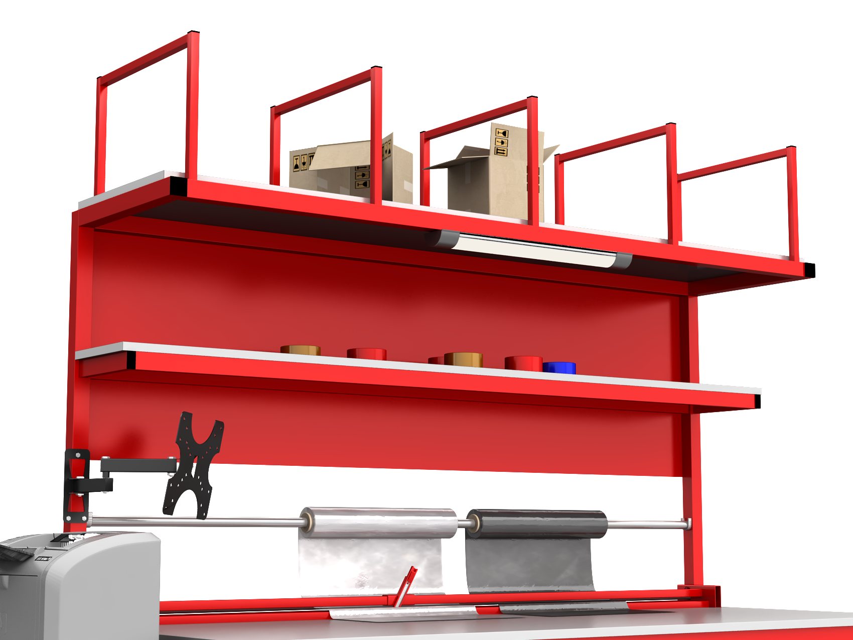 stół do pakowania paczek