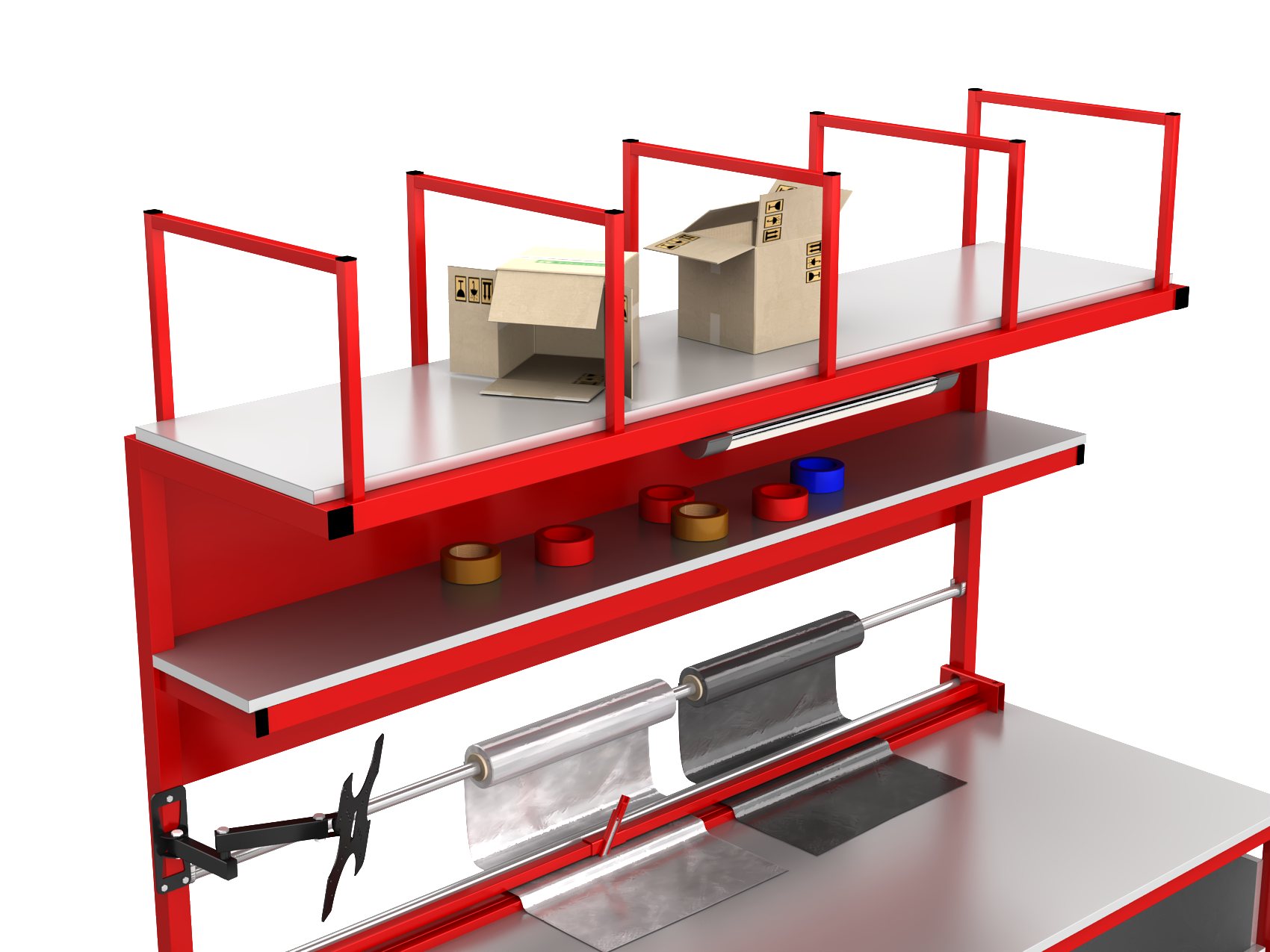 stół do pakowania paczek