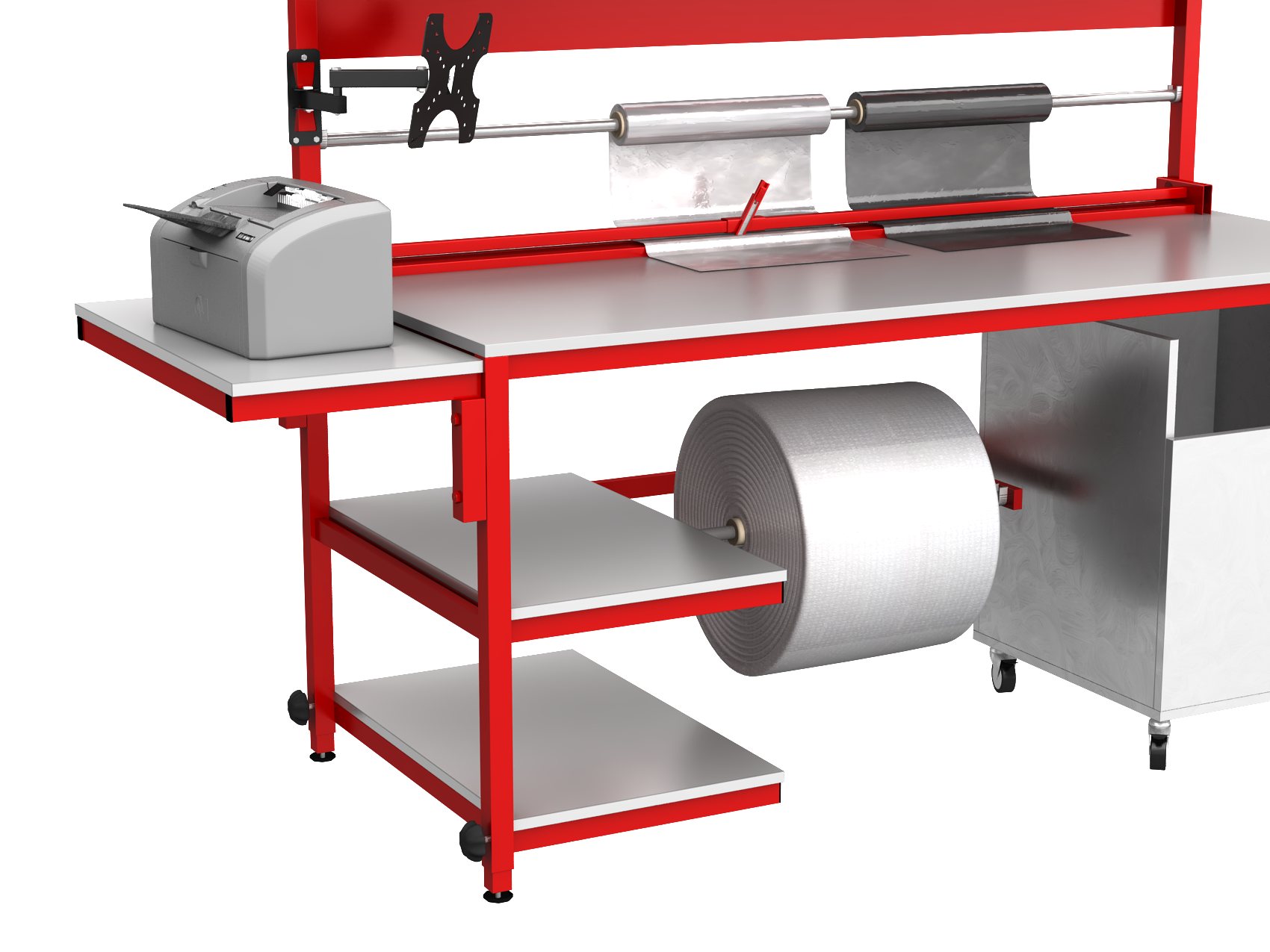 stół do pakowania paczek