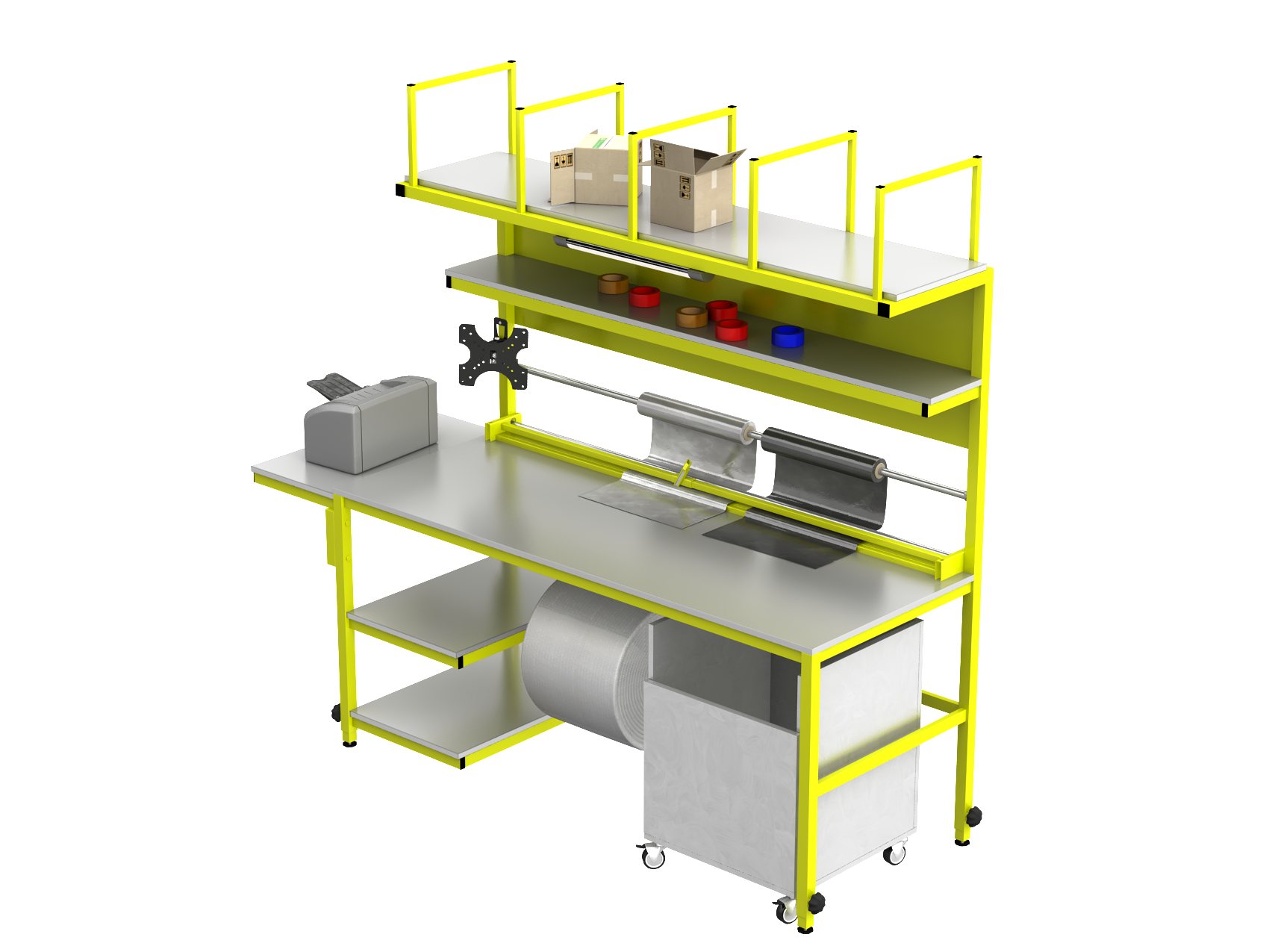 stół do pakowania paczek