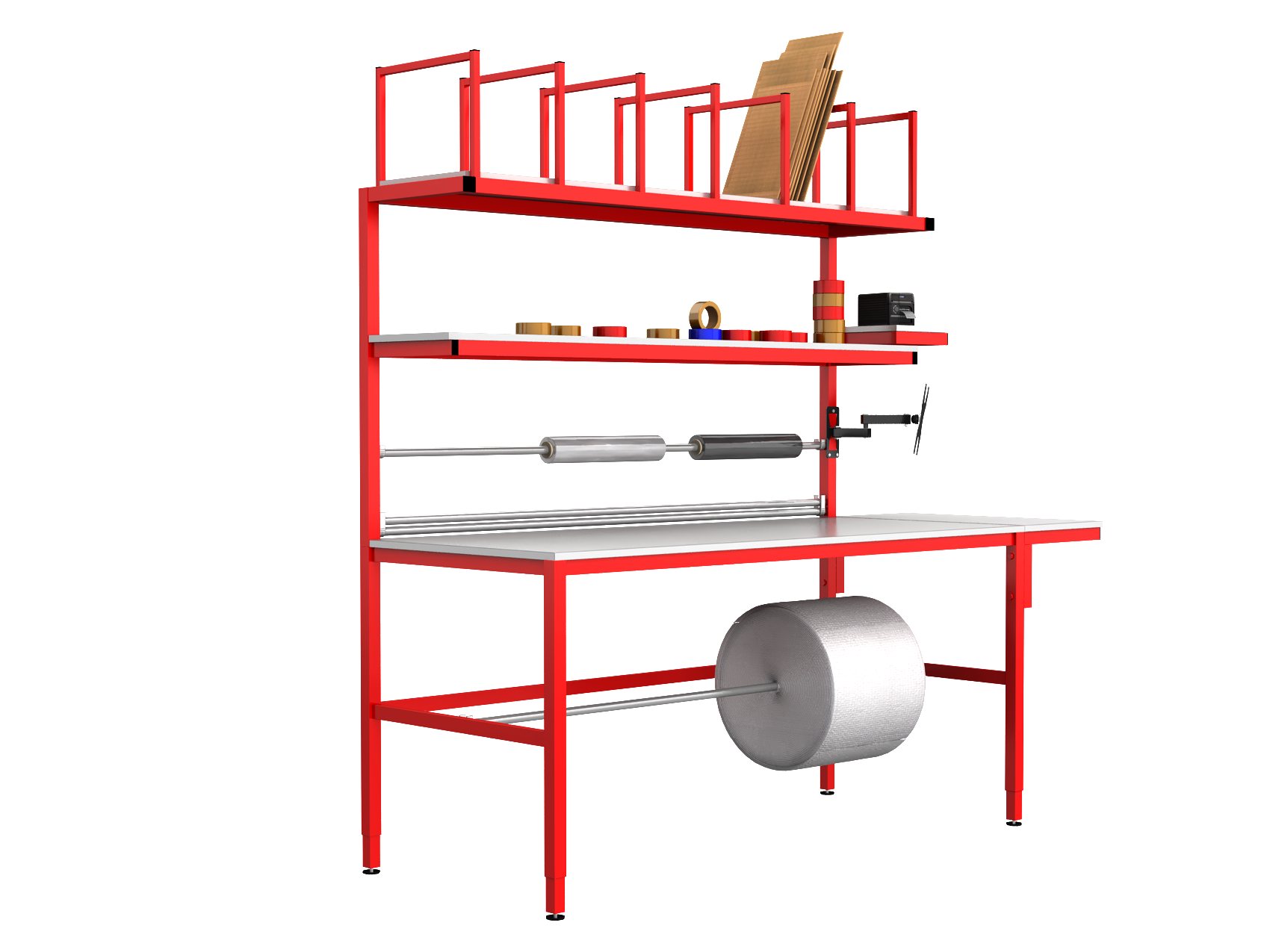 stół do pakowania paczek