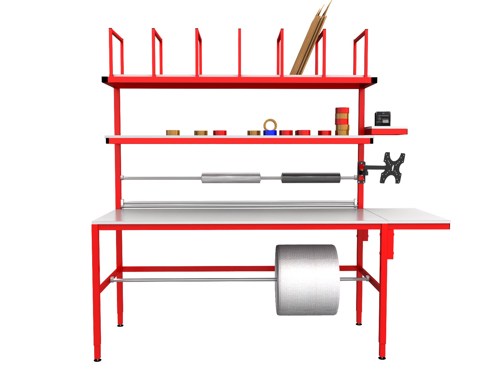 stół do pakowania paczek