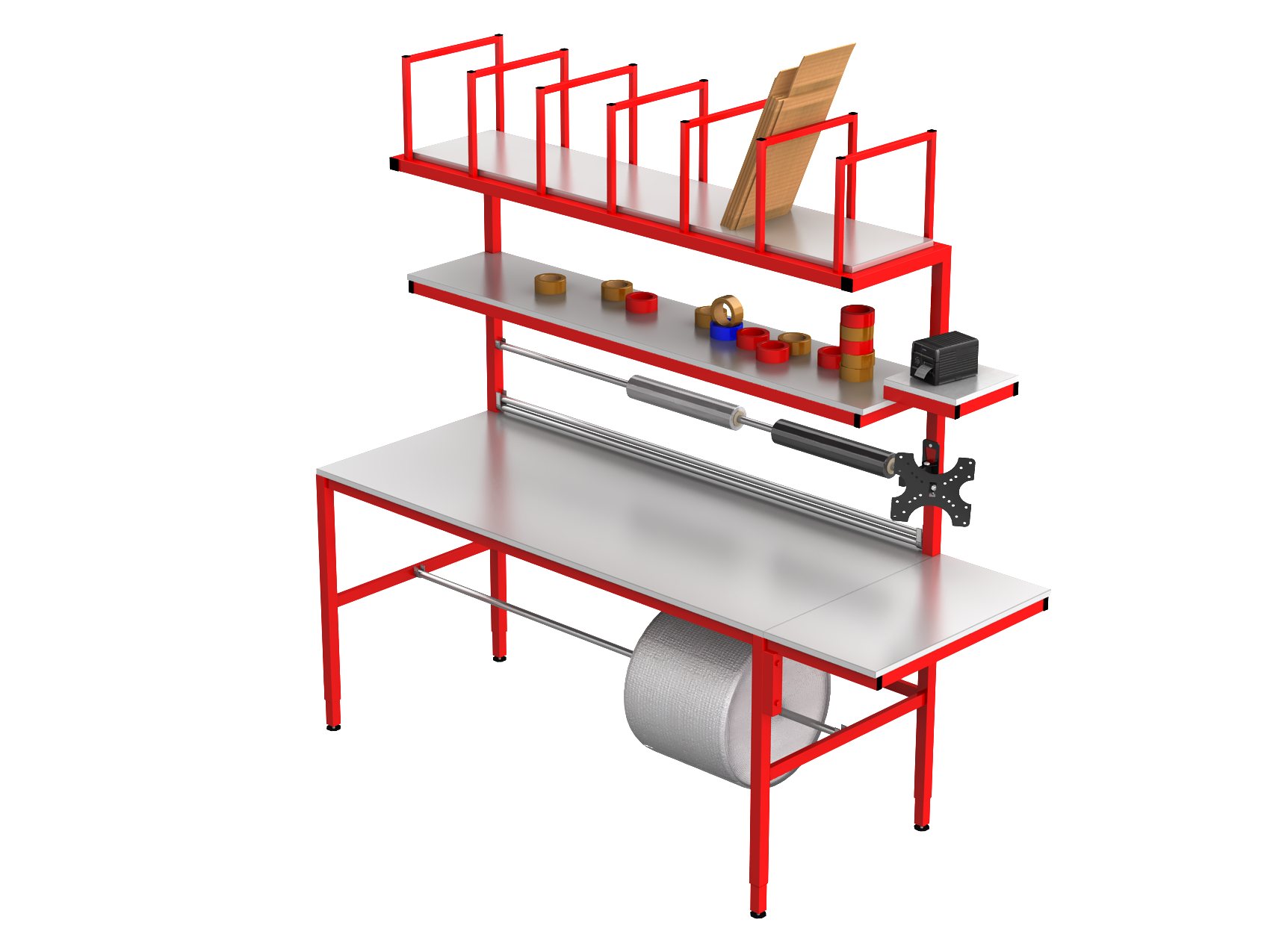 stół do pakowania paczek