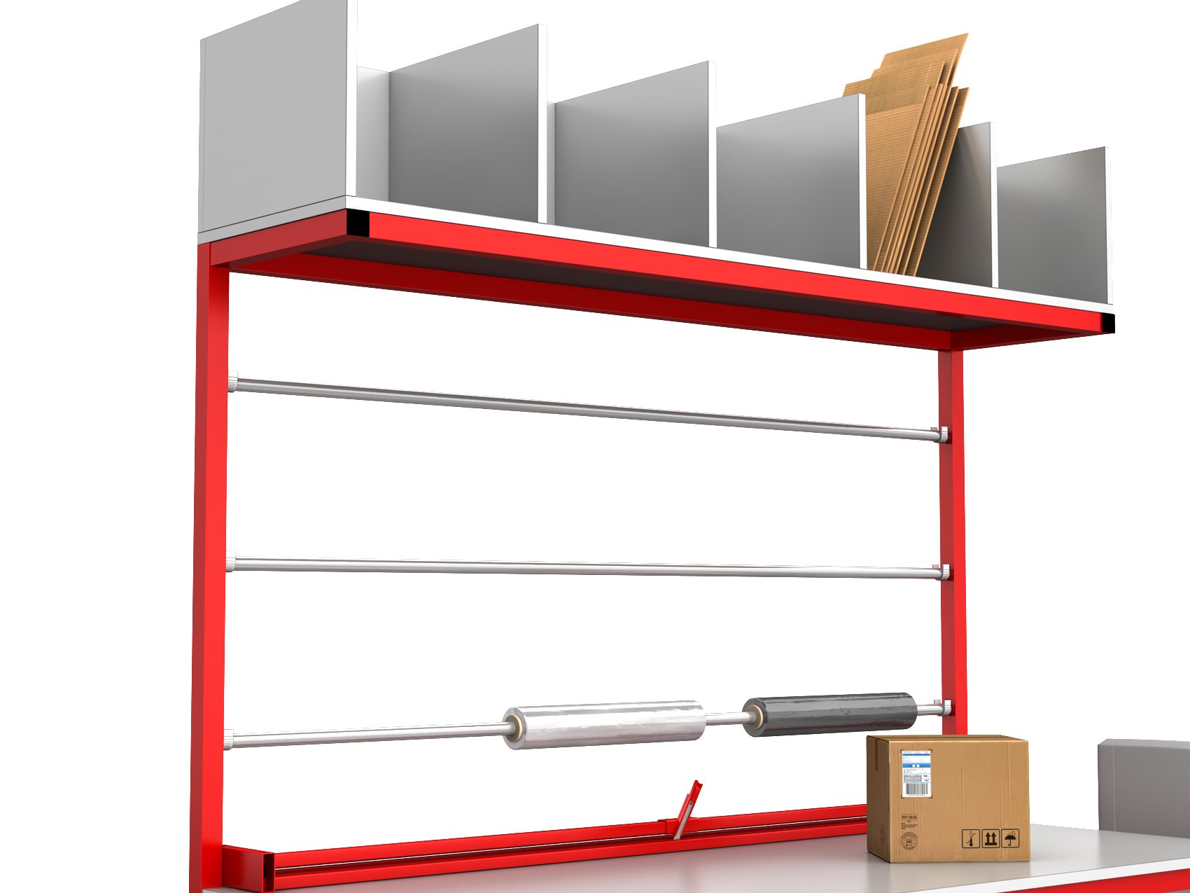 stół do pakowania paczek