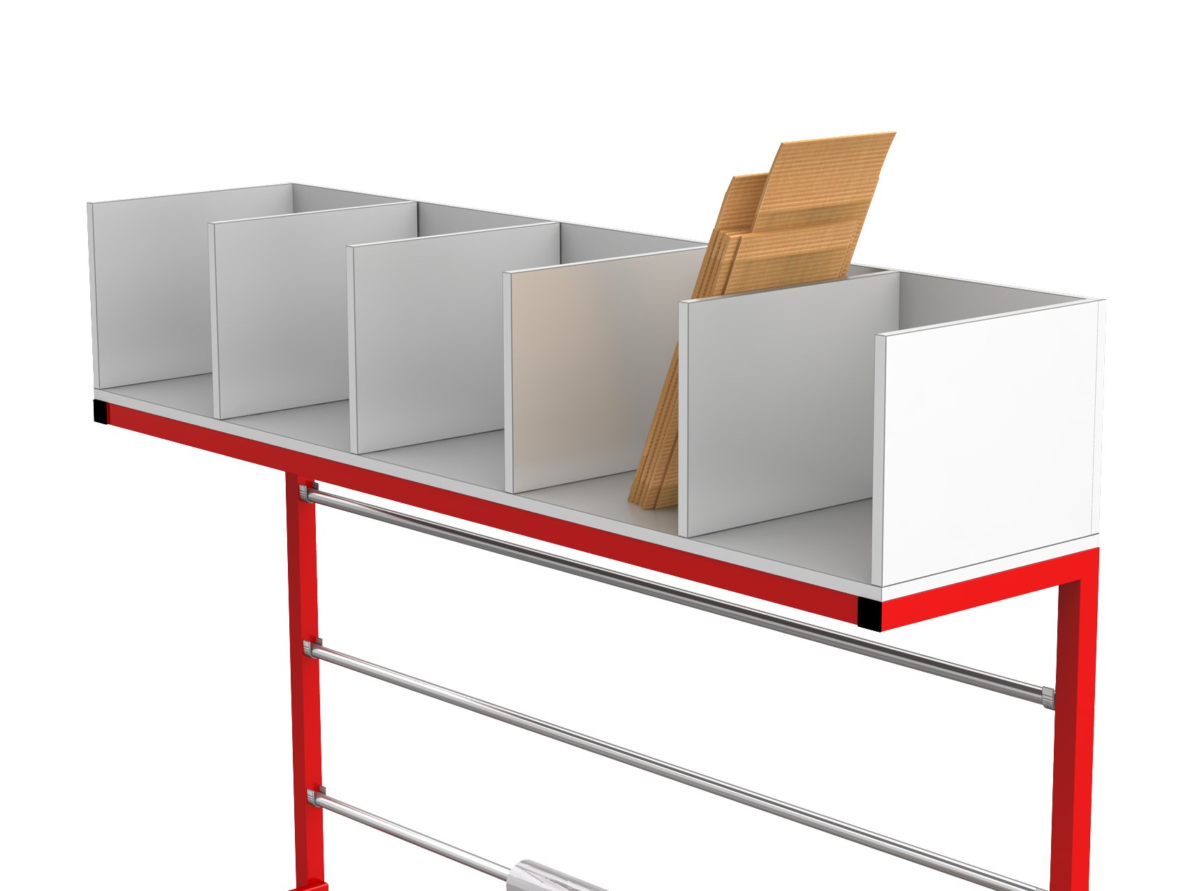 stół do pakowania paczek