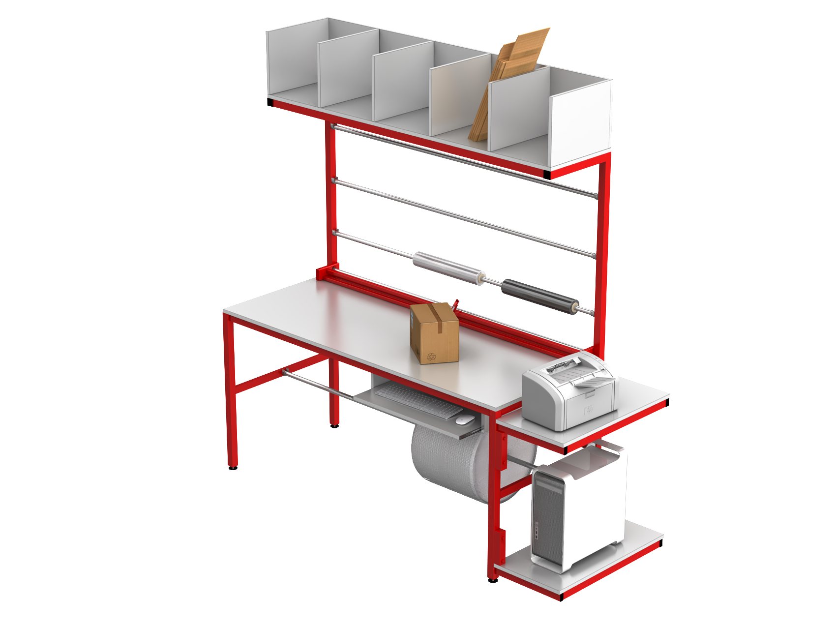 stół do pakowania paczek